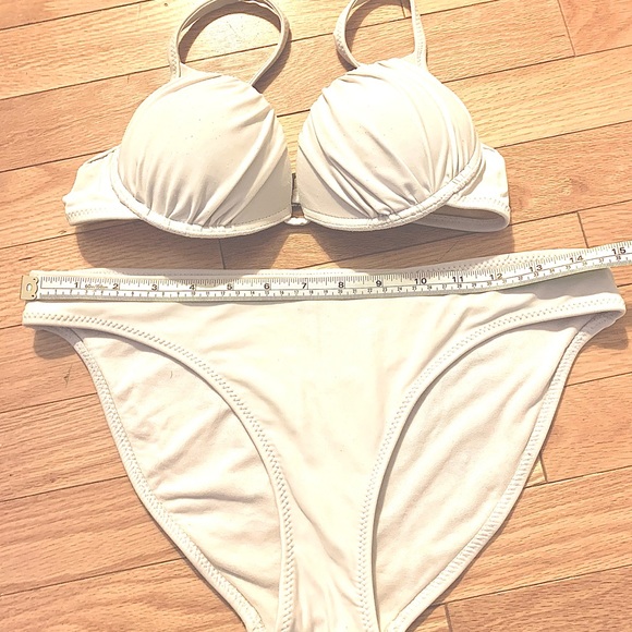 AKA Luxury Swimwear White Bikini - Picture 4 of 8